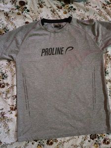 PROLINE Men's Grey T-Shirt