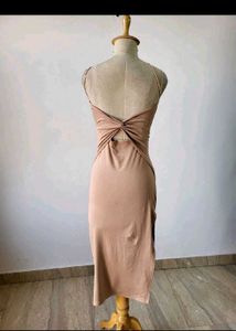 Sleek Spaghetti Strap Midi Dress