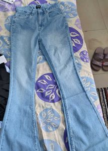 Light Wash Flare Jeans