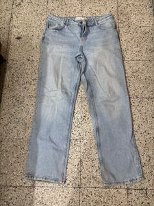 Light Wash Wide Leg Jeans