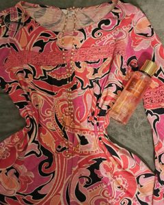whimsical y2k pink bell sleeves top