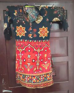 Vibrant Printed black Co-ord set