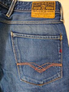 Replay Original Blue Denim Jeans