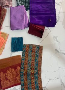 Assorted Indian cloth pieces