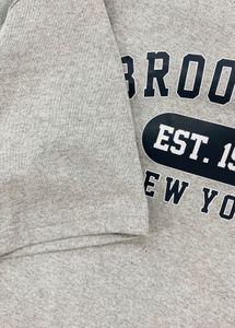 Grey Brooklyn New York Graphic T-Shirt