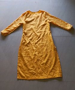 Elegant Yellow Embroidered Kurta