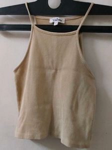 Ribbed Spaghetti Strap Tank Top