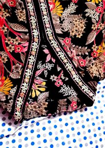 Beautiful Floral Print Kurta Set