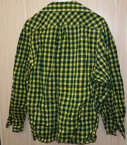 Green &amp; Yellow Plaid Button-Up Shirt