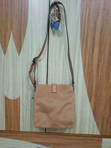 Stylish Tan Crossbody Bag