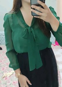 LaZoire Deep Green Top