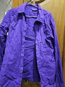 Purple formal shirt