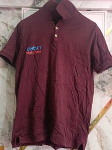 Men's Burgundy Polo T-Shirt