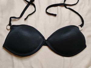 Black Swimsuit Bikini Top