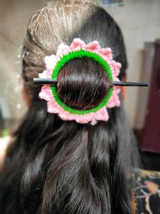 Handmade Crochet Hair Stick🌼🌸