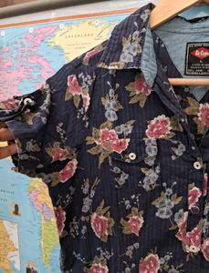 Branded Cotton Floral Shirt For Girls