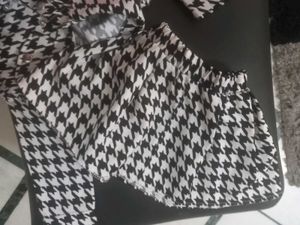 Houndstooth Print Co-ord Set