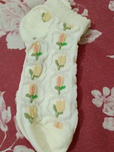 Floral Ankle Socks