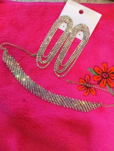 Rhinestone Jewelry Set