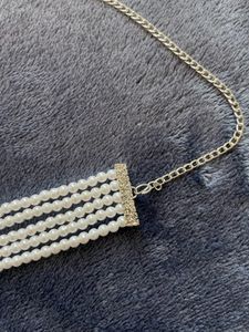 Pearl Diamond Necklace Set