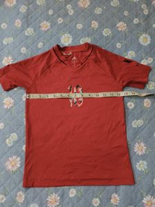 Adidas Red Graphic T-Shirt
