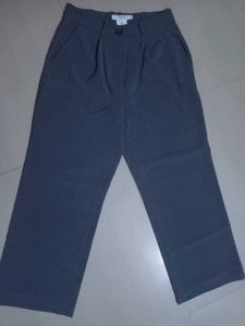 Stylish Blue Ankle Length Wide Leg trousers