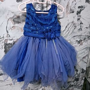 Sparkling🅰️ Blue Tulle Dress