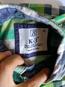 Men's K-3 Plaid Button-Up Shirt