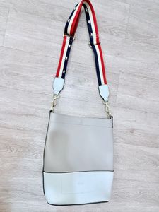 ESBEDA Grey Colourblocked Shoulder Bag