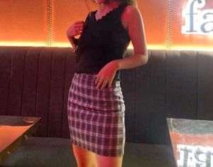 Plaid Mini Skirt