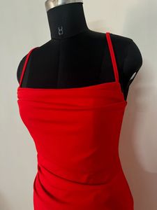 Stunning Red Bodycon Midi Dress❤️