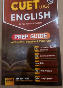 CUET (UG) English Prep Guide