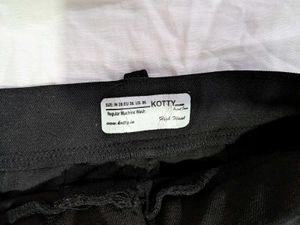 Black Wide Leg Trousers