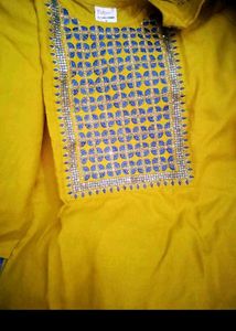 Elegant Yellow Kurta Set with Dupatta