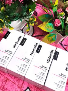 pack of 4 Minimalist Anti-Acne Salicylic Acid 2% F
