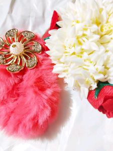 Pink Red Hair Rubberband Combo Set Of 2...🌺