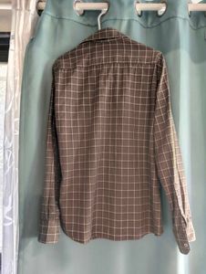 Mango Men's Checkered Long Sleeve Shirt