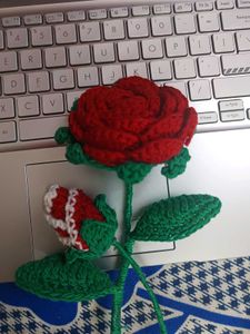 Crochet Rose Flower