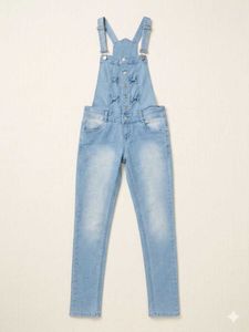 Light Wash Denim Overalls