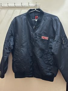 Black Baggy  & Forever21 Bomber Jacket Combo