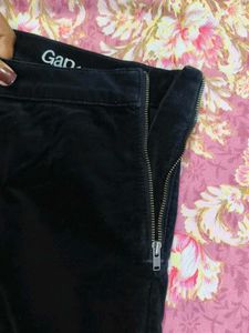 Gap Black Velvet Pants