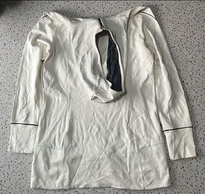 White Activewear Sweatshirt