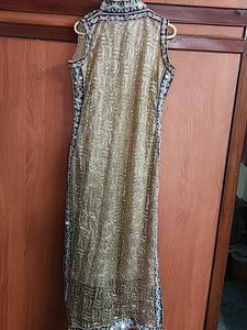 Heavy Designer Front Slit Party Wear Dress