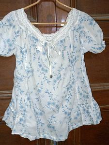 Trending Top-Handwork Pure Cotton Top