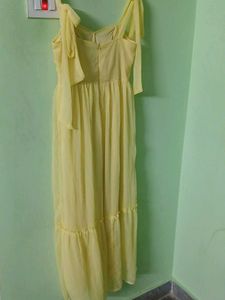 Flowy Yellow Maxi Dress