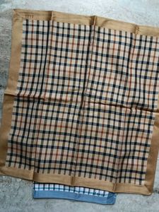 5 DAKS Pocket Square Handkerchief Set