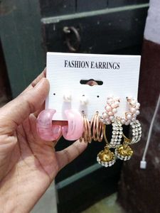 Set of 5 Fashion Earrings