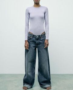Zara Long Sleeve Cotton Bodysuit