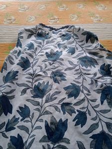Floral Sleeveless Kurta Set