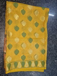 Beautiful Yellow Saree